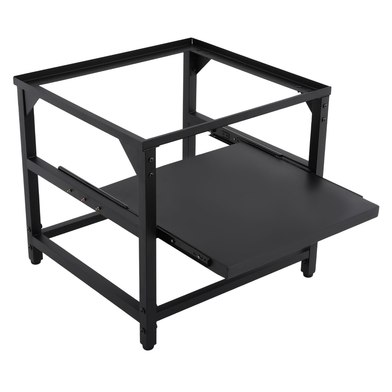 Base negra para lavadora, soporte para lavadora con estante, soporte para lavadora y secadora, para hogares 60 x 56 x 52 cm