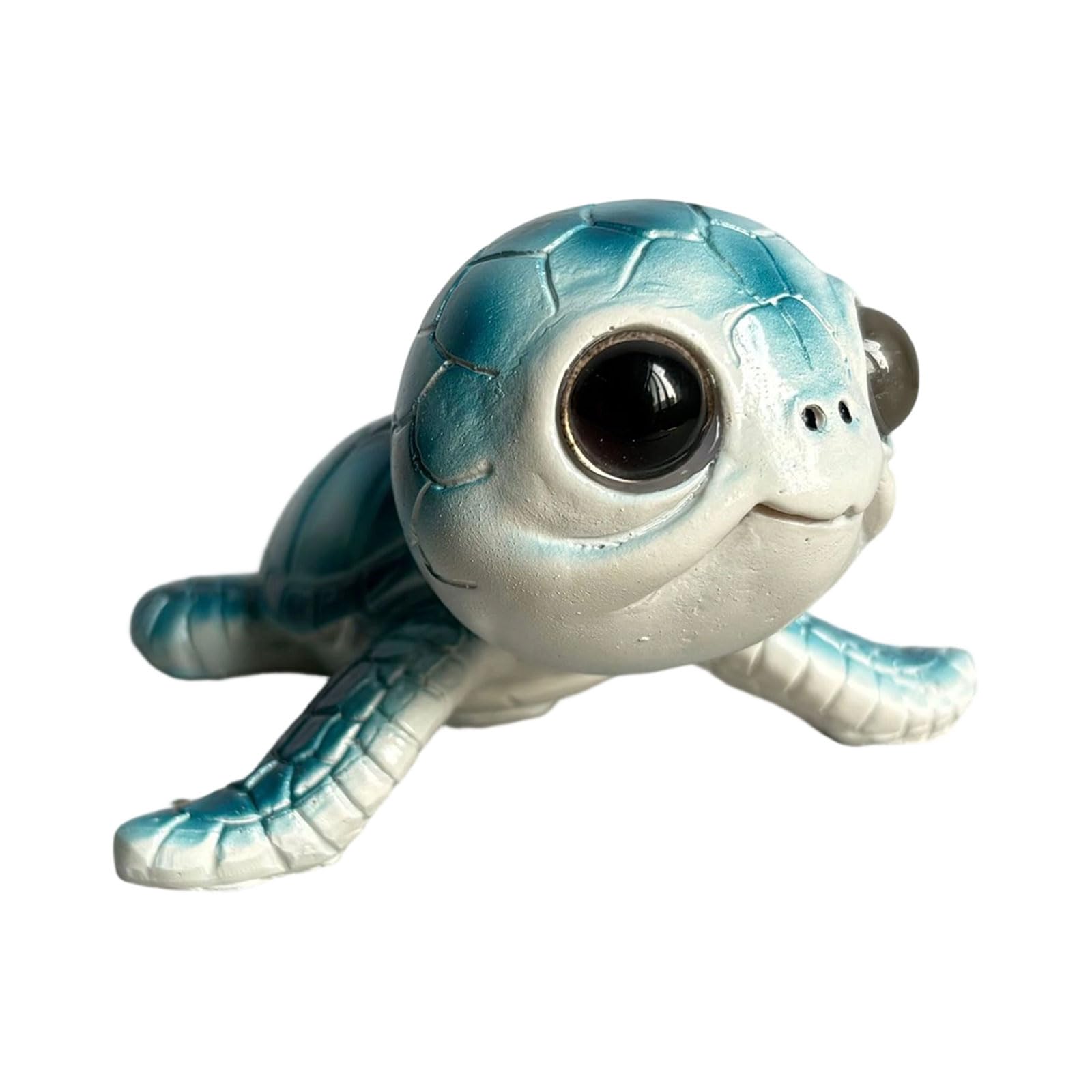 Sea Turtles Animal Figurines Resin Turtles Statues Sculptures Ornament for Home Decors Birthday Present Collectibles Tortoise Figurine