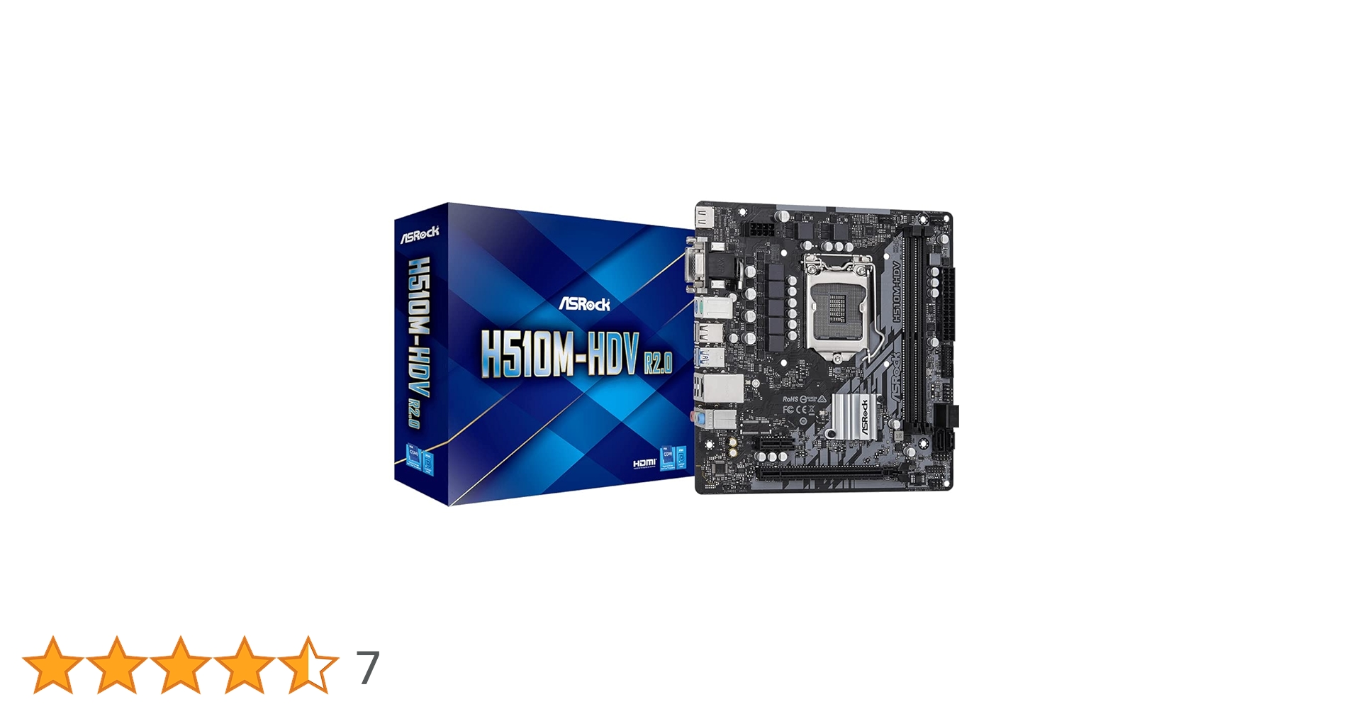 Amazon | ASRock MB Intel 1200 H510M-HDV R2.0。 | ASRock