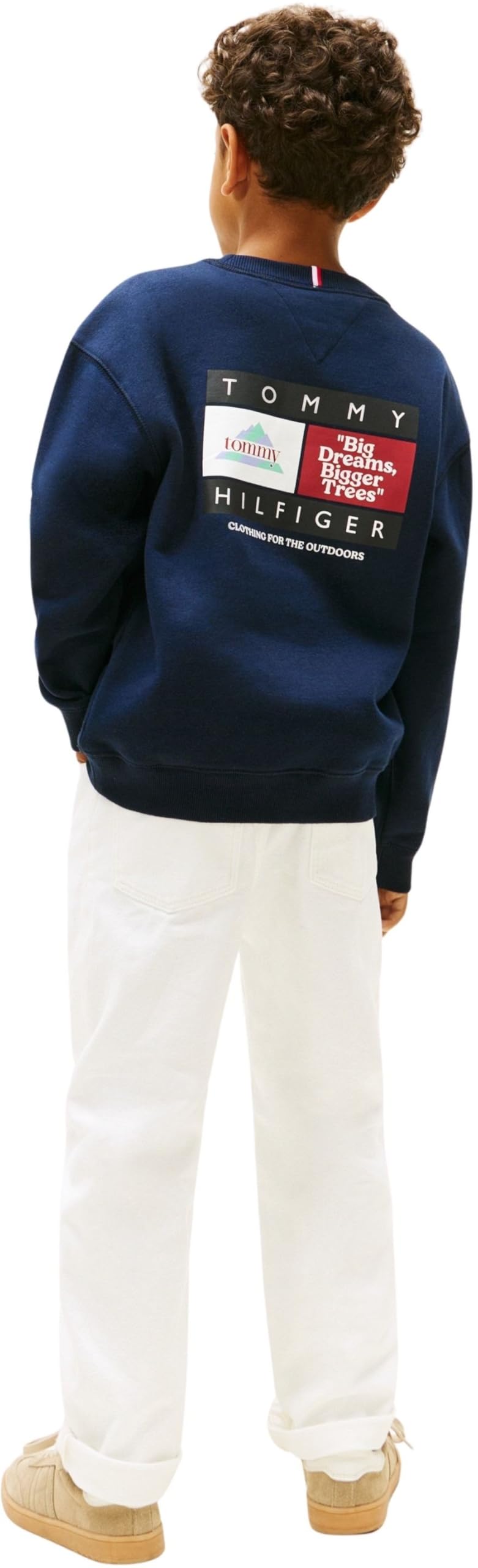 Tommy Hilfiger Jungen Multi Print C-nk Sweatshirt Kb0kb10031 Pullover-Sweatshirt (1er Pack)