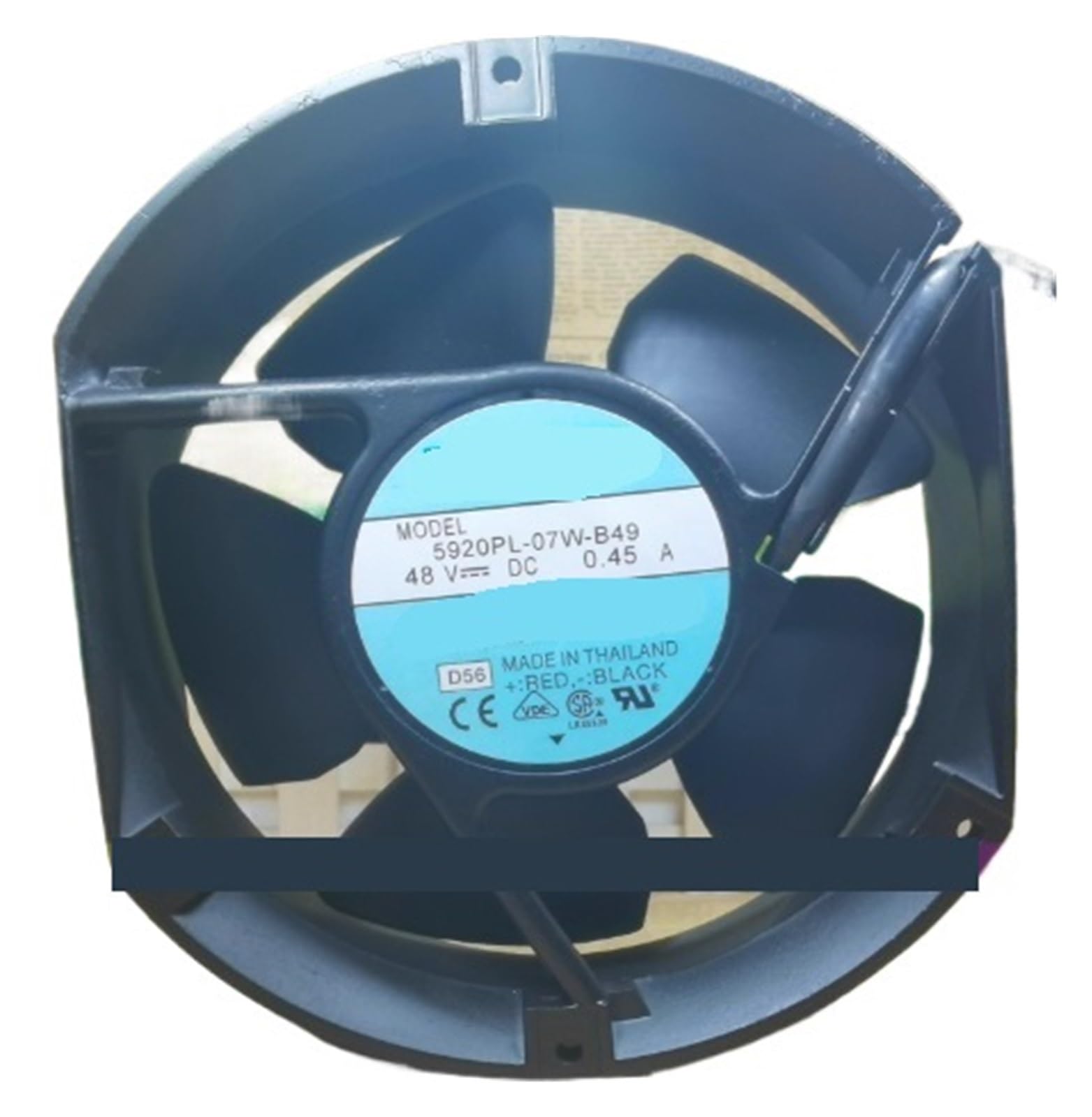 Cxdfrser One Color 5920Pl-07W-B49 48V 0.37A 17251 172X172x51mm Cooling Fan