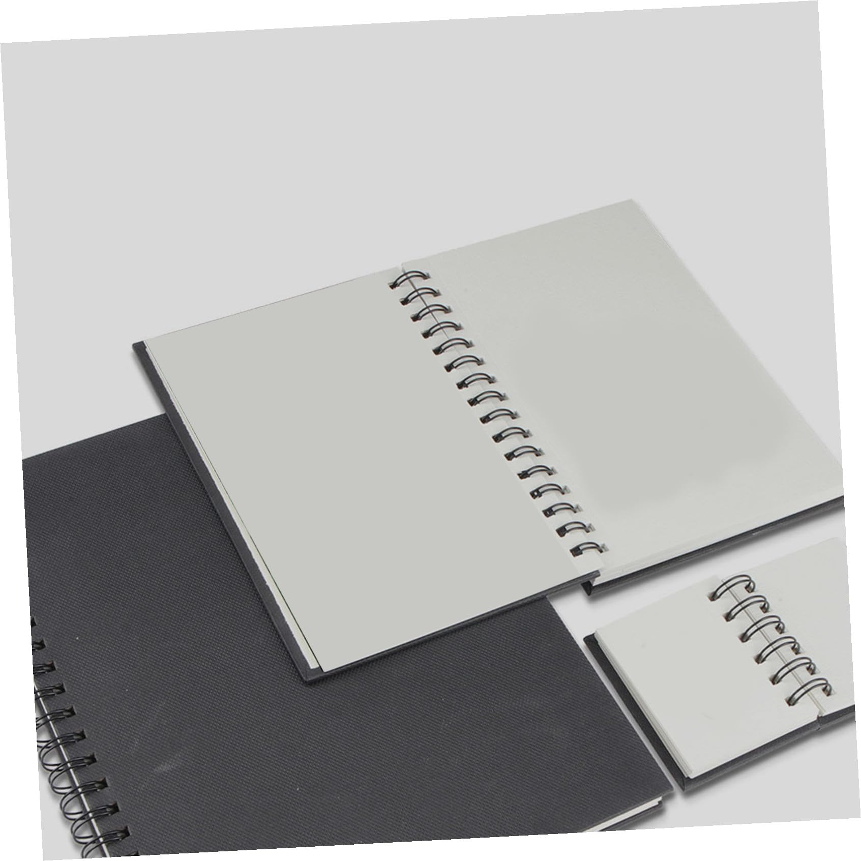 Carnet de Croquis Artistique Noir 2pcs à Couverture Rigide