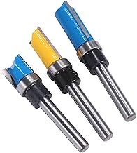 3 Peças Cortador De Madeira Fresa De Madeira Roteador De Acabamento Nivelado Fresa De Madeira Rolamento Superior Broca De Acabamento Nivelado Máquina De Gravação De Entalhe