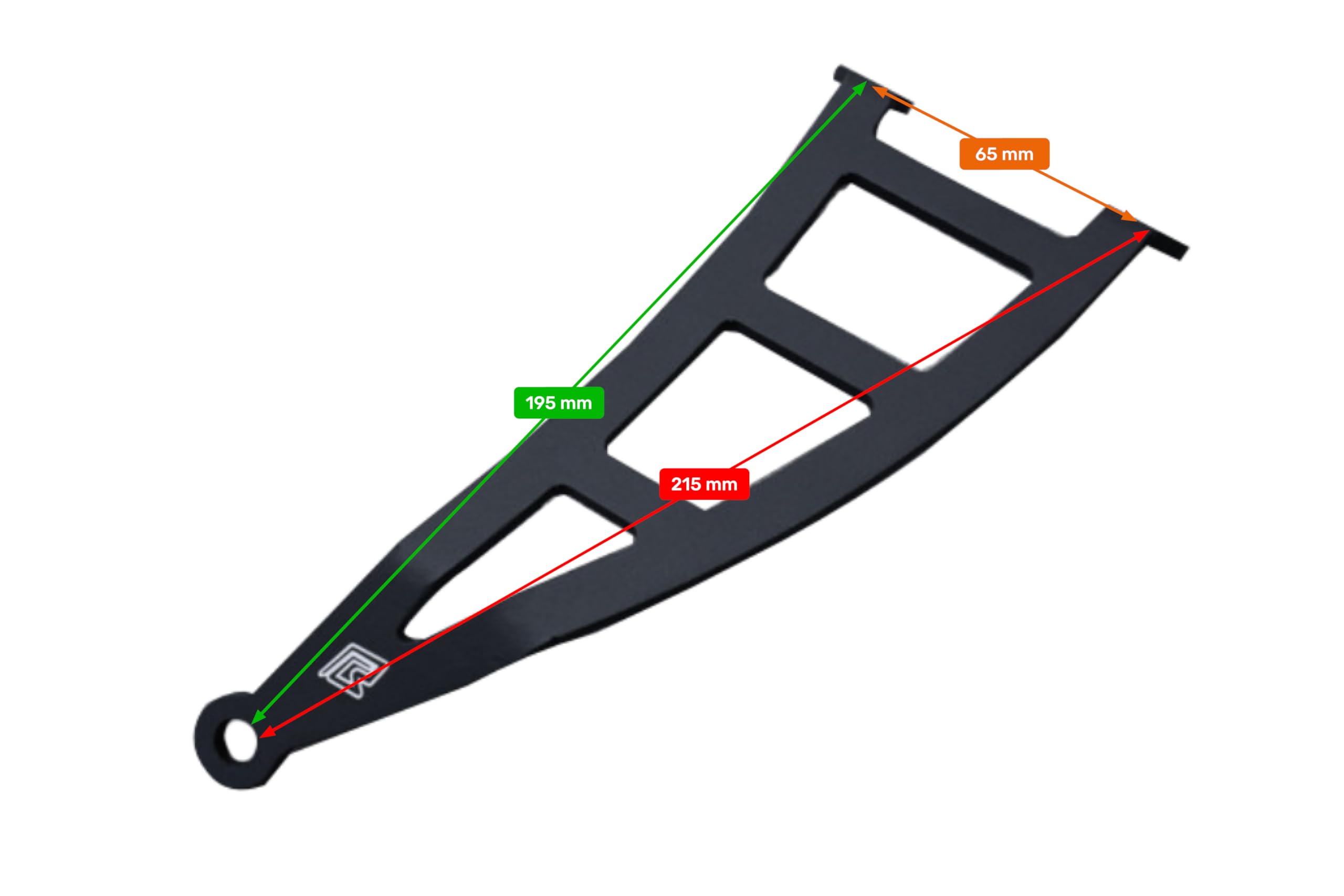 avdb-moto Patte/Support de Fixation Échappement compatible avec APRILIA RSV4 1000 RSV 4 RK 2009-2014 (ALUMINIUM)