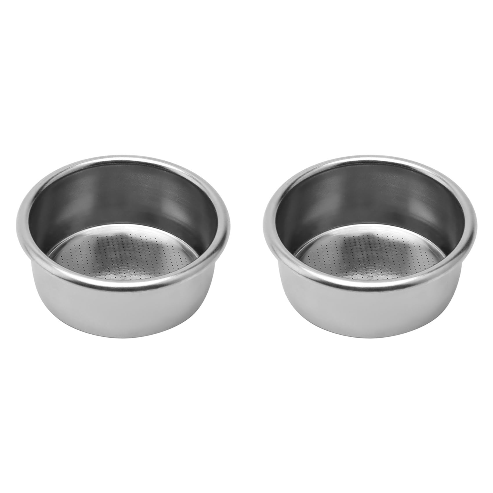 Vjsujehgy 2X High Extraction Coffee Filter Basket, Stainless Steel Espresso Filter Basket for Bottomless 51mm
