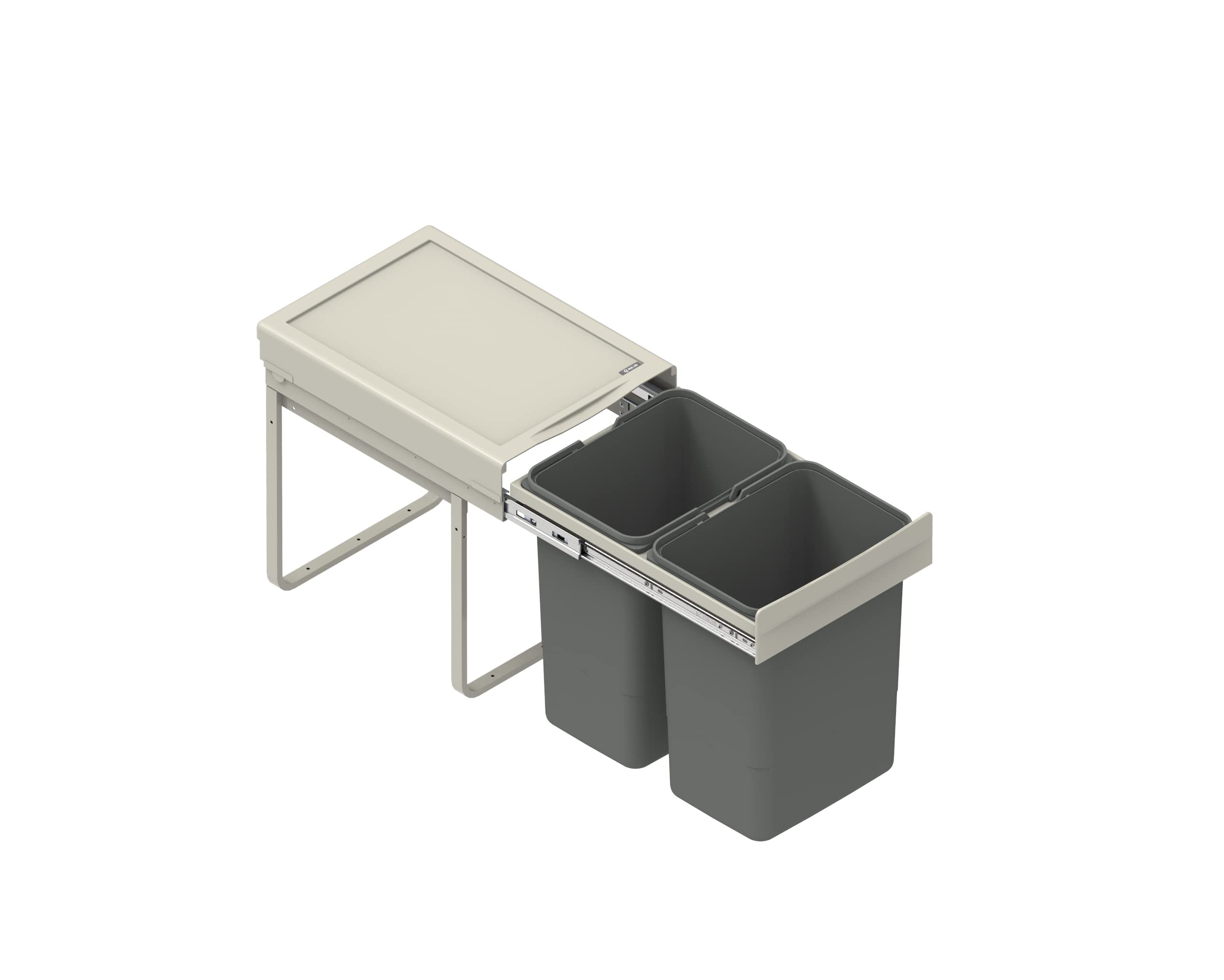 REJS Recycle bin pull out kit waste bin 400 mm - 40 litres (JC-602)