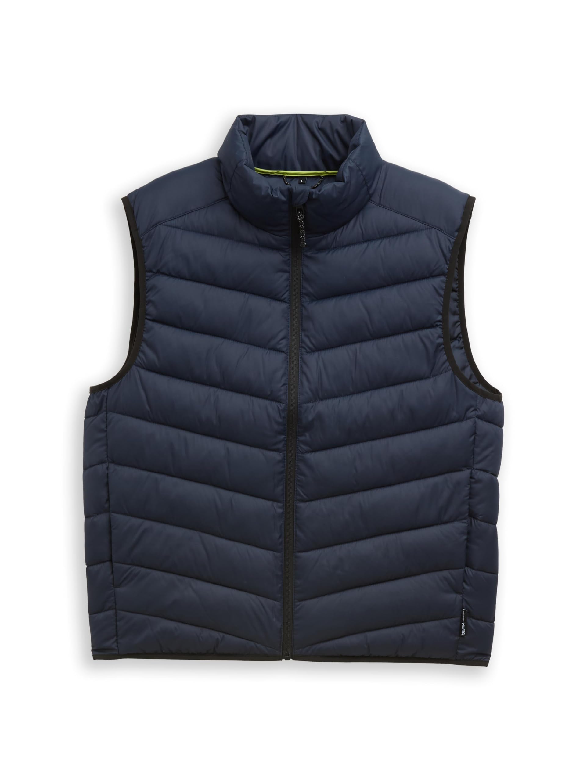 TOM TAILOR Denim Herren Weste mit Stehkragen und Steppung