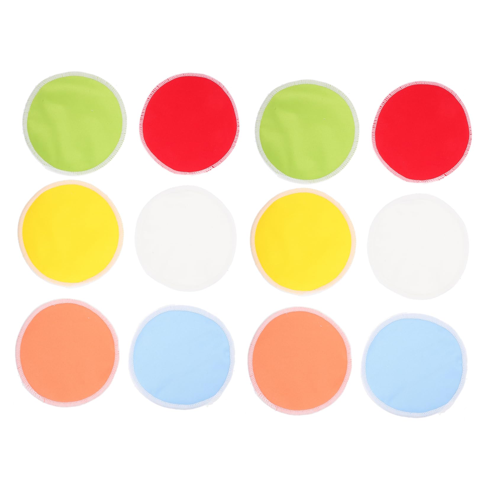 Garneck Breastfeeding Support 12 Reusable Nursing Pads Washable Breast Pads Leak Proof Design Comfortable for Maternity