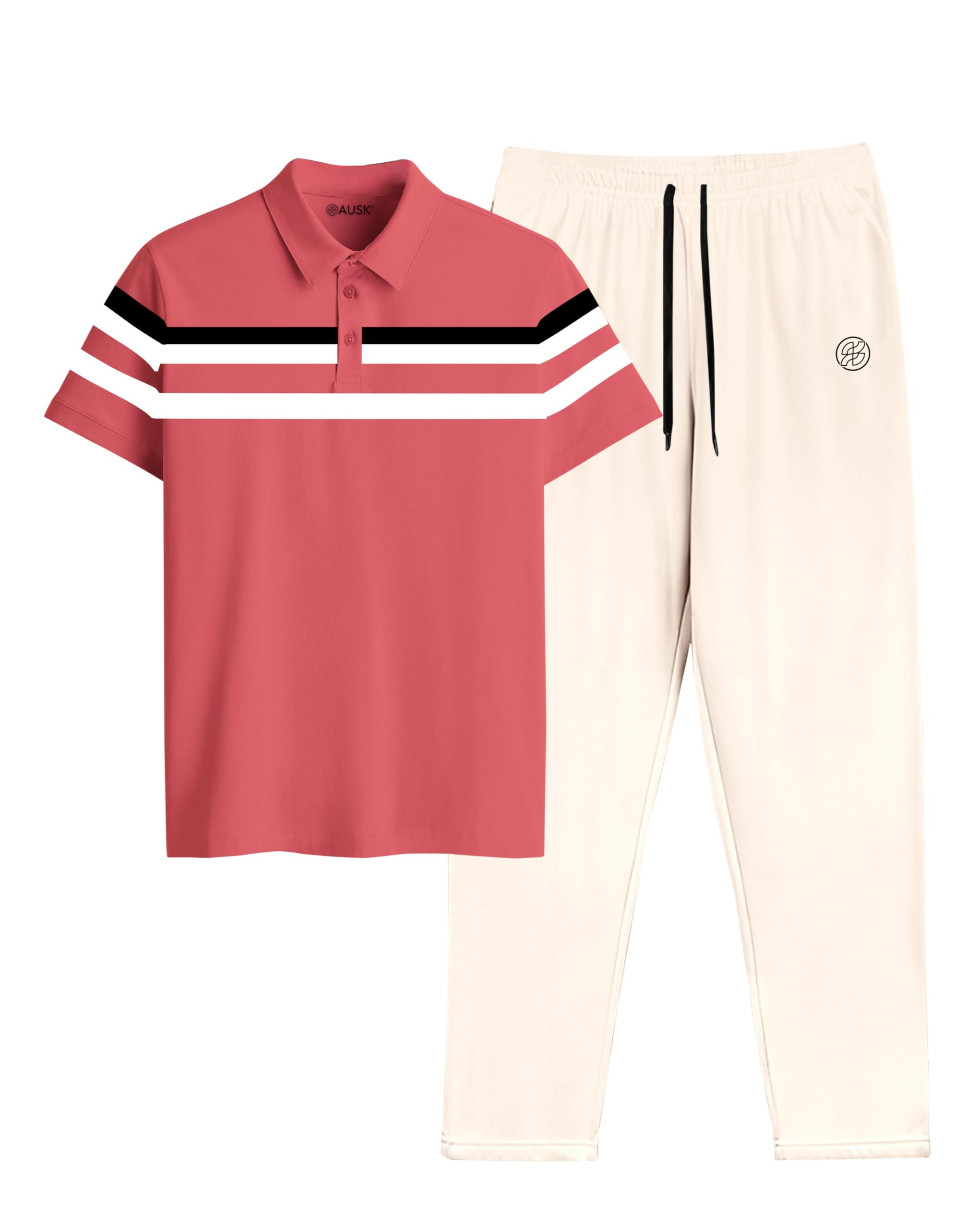 ausk Men co-ords set || casual Tshirt & Trakpant set of Men-picture-24