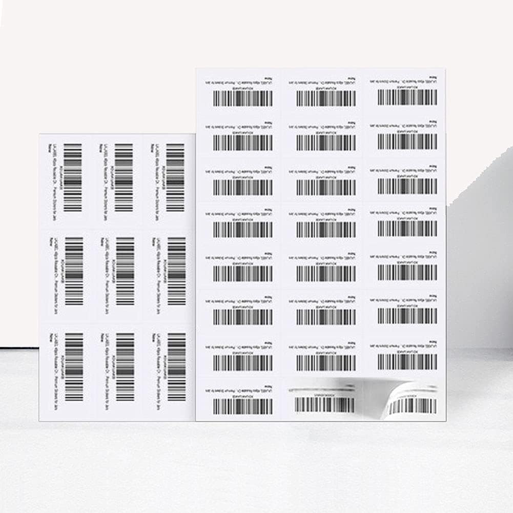 LabelMore 30 up Labels 1" X 2-5/8" Shipping Address Labels for Laser and Inkjet Printers, White, (100 Sheets, 3,000 Labels)