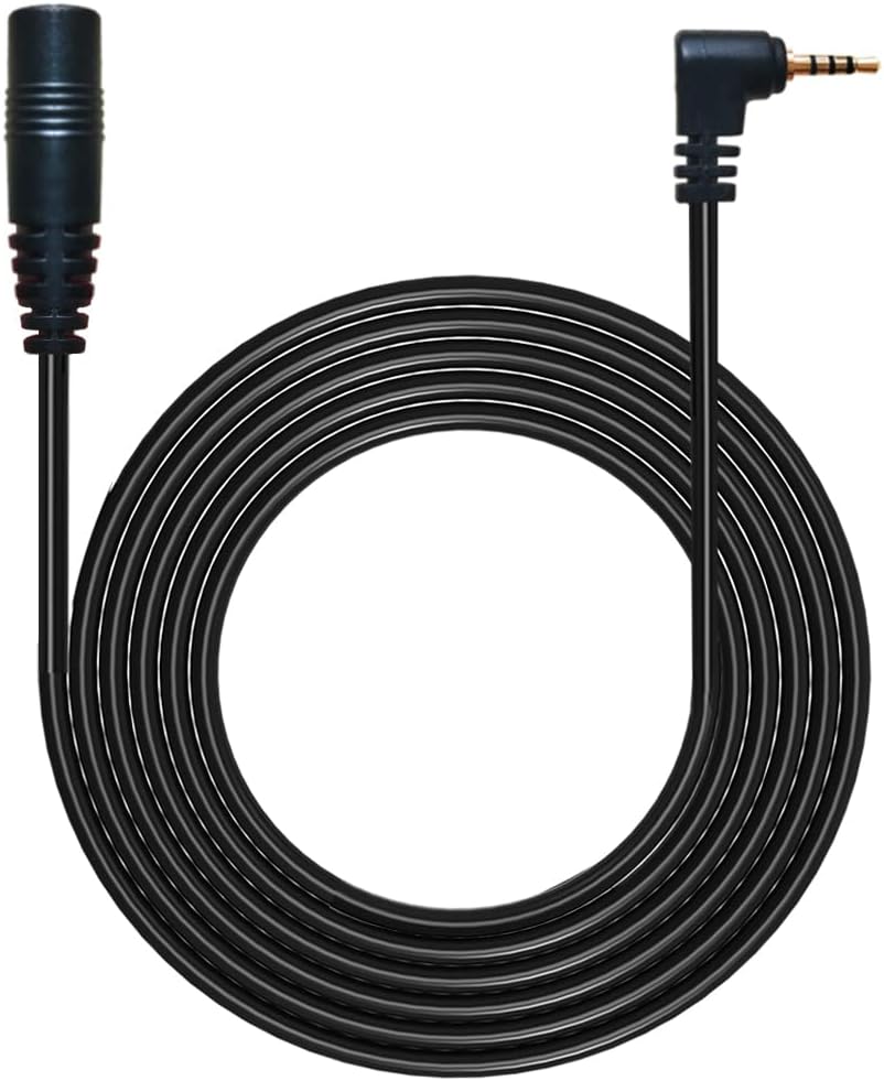 YQMAJIM Dash Cam Rearview Backup Camera Reverse Car Recorder Cord Extension Cable,2.5mm Male to Female 4 pin(10 ft)