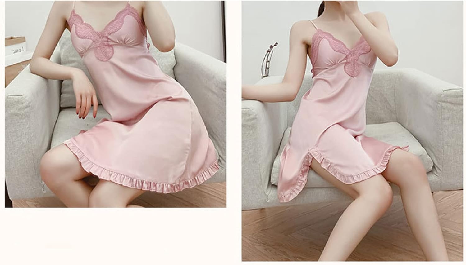 楽天市場】チュール（ナイトウェア・ルームウェア｜レディース）：インナー・下着・ナイトウェアの通販 [AORKU] ネグリジェ ルームウェア チュール  レース ホームウェア 薄手 Vネック キャミソール 袖なし 2点セット ナイトウ [lsjdln] キャミソール ルームワンピース ベビードール レース柄 サテン ネグリジェ ナイトウェア ベビードール キャミソー