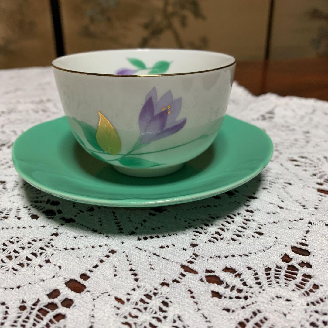 弥生窯 湯呑 茶托 5点セット