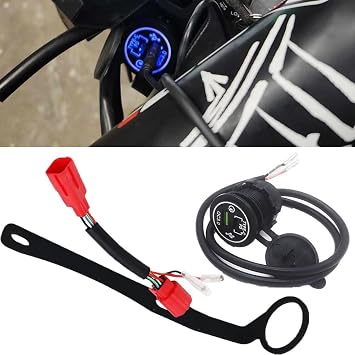 Compatible with Honda GROM 125 MSX125 2021-UP Plug & Play Wiring Harness Connector Accessory Kit + Mount Bracket