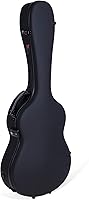 Vista 19 de Crossrock Air Carbon - Funda para guitarra clásica 4/4, carcasa rígida de fibra de carbono 100% con mochila y funda protectora, color rojo