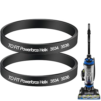 Vacuum Belts Replacement for Bissell Powerforce Helix and CleanView Rewind Upright Bagless Vacuum Cleaner,fits Model 3313 2252 2254 3313U 3332 3333 3334 3335 3533 3534 3536 3674 3675, 2 Pack