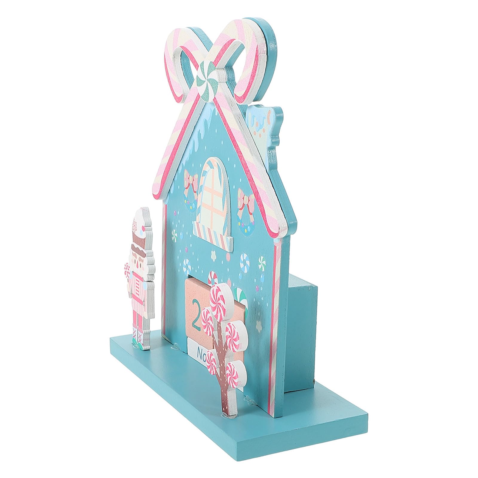3 Sets Ästhetischer Holz Tischkalender für Büro und Weihnachten,