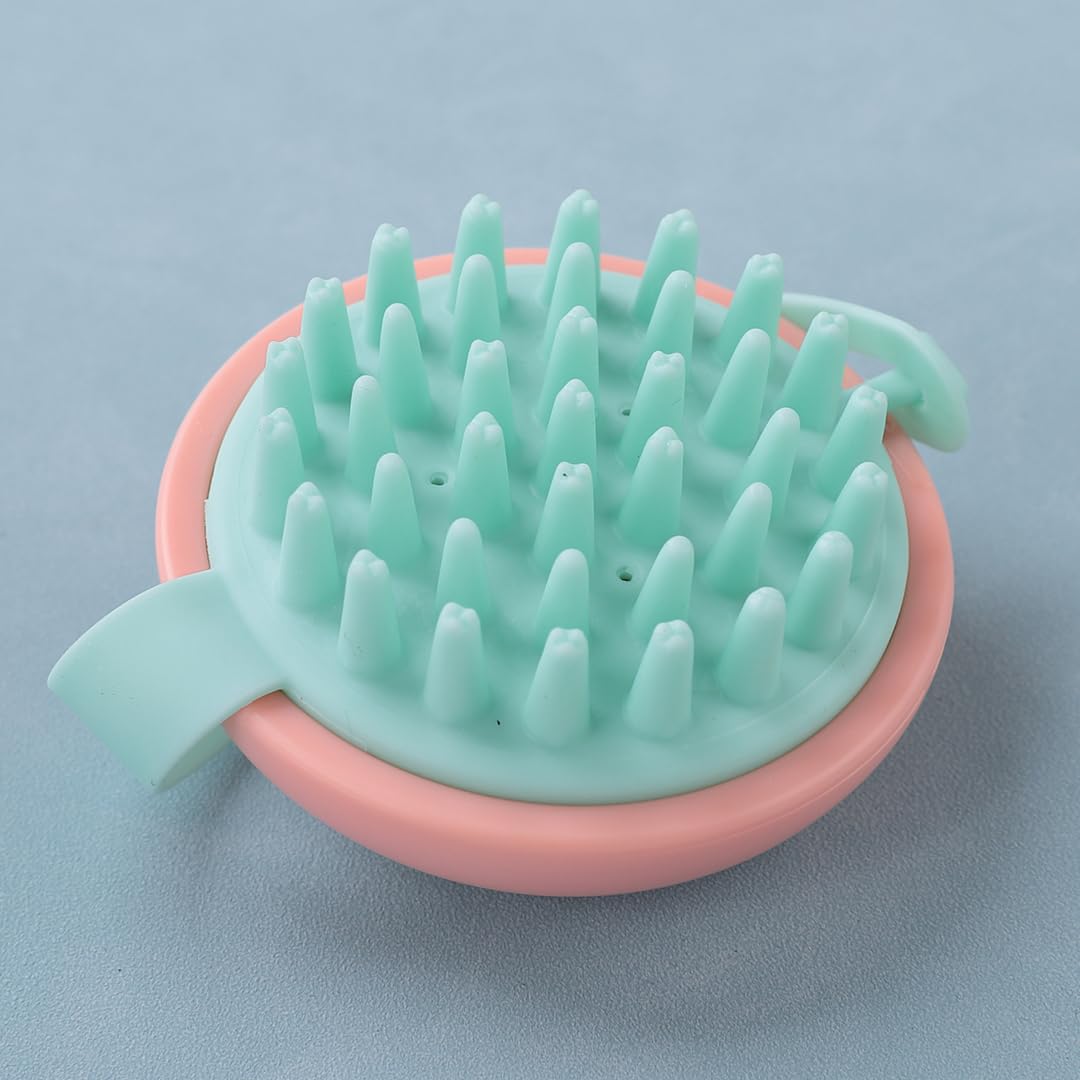 Umai Head Scalp Massager Shampoo Brush/Comb | Hair Massager for Hair Growth | Scalp Exfoliator for Dandruff Removal | Wet and Dry Haircare | Long and Soft Silicon Bristles | Pink, Plastic (B0C7P652KT) Amazon Price History, Amazon Price Tracker