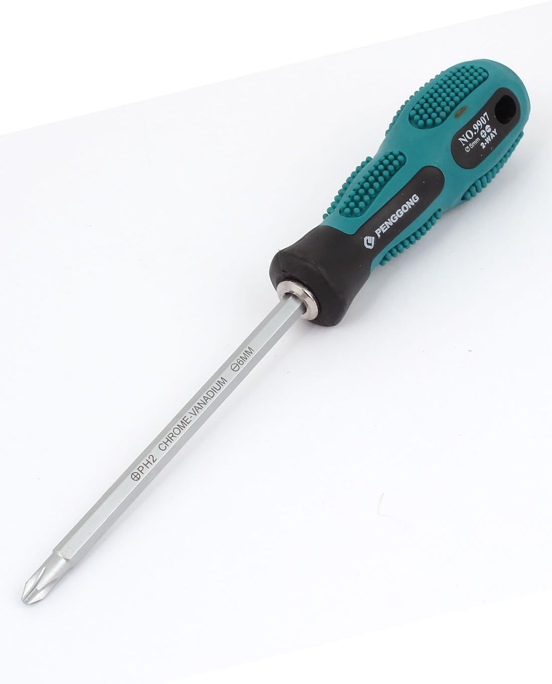 uxcell Plastic Hand Grip 6mm 2 Way Slotted Cross Head Screwdriver Repair Tool