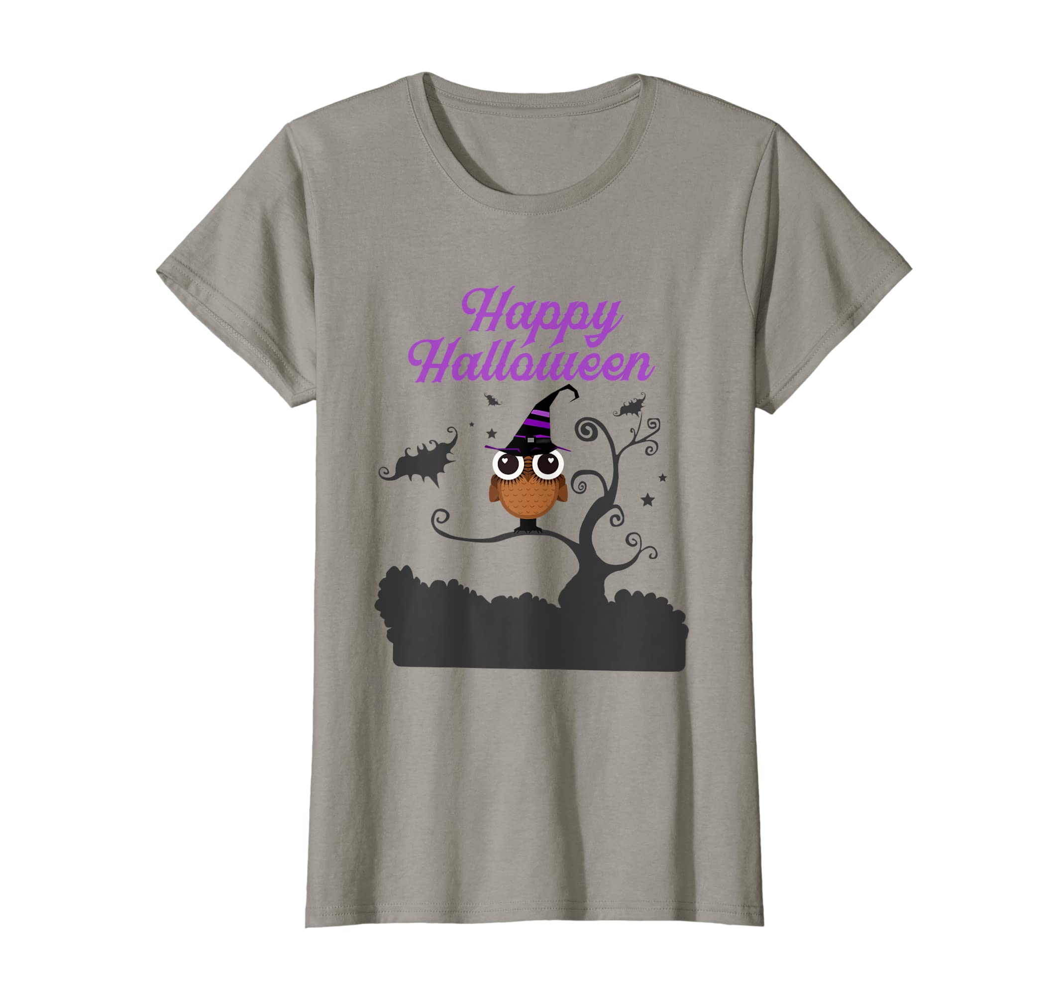 Happy Halloween owl with a witch hat T-shirt T-Shirt