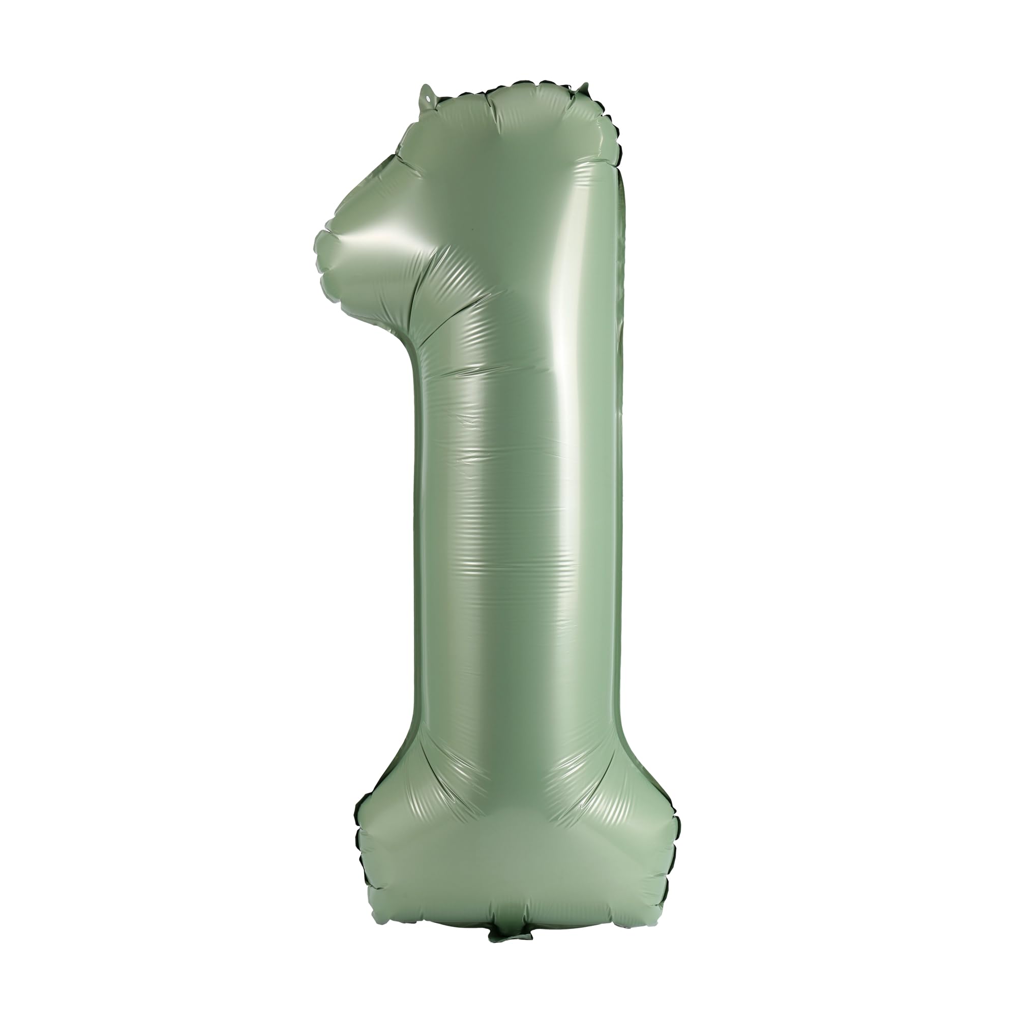YPSelected 32 Inch Large Foil Helium Number Balloon Birthday Wedding Party 0-9 (Olive Green, 1)