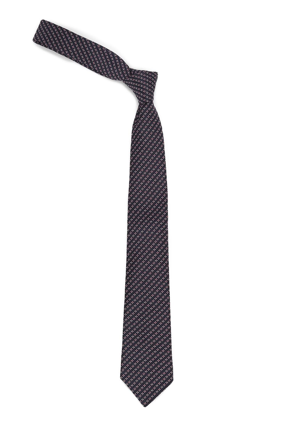 allen solly Men Navy Embroidered Formal Ties-picture-30