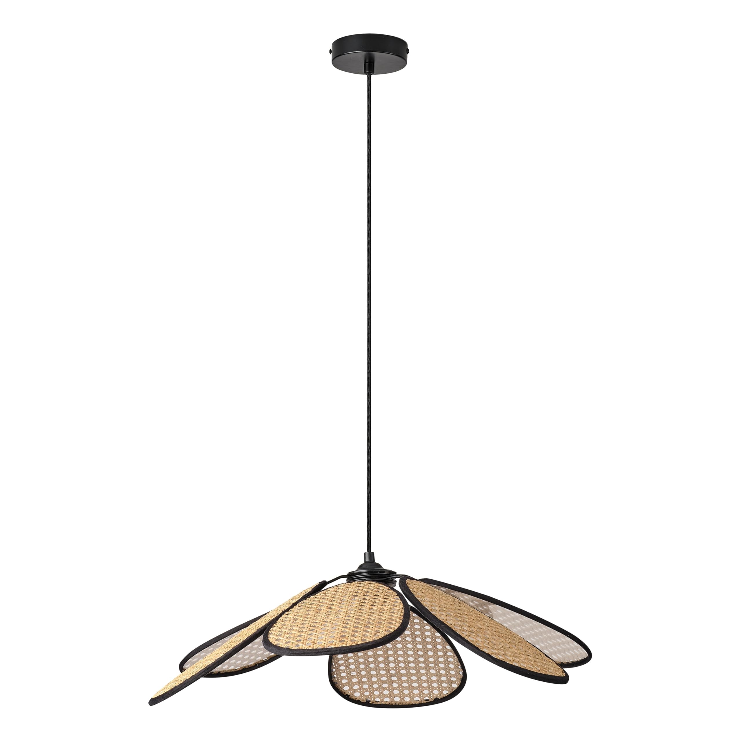 Osram Decor Rattan Daisy Pendant Light, Ø 58 Cm, Beige, E27