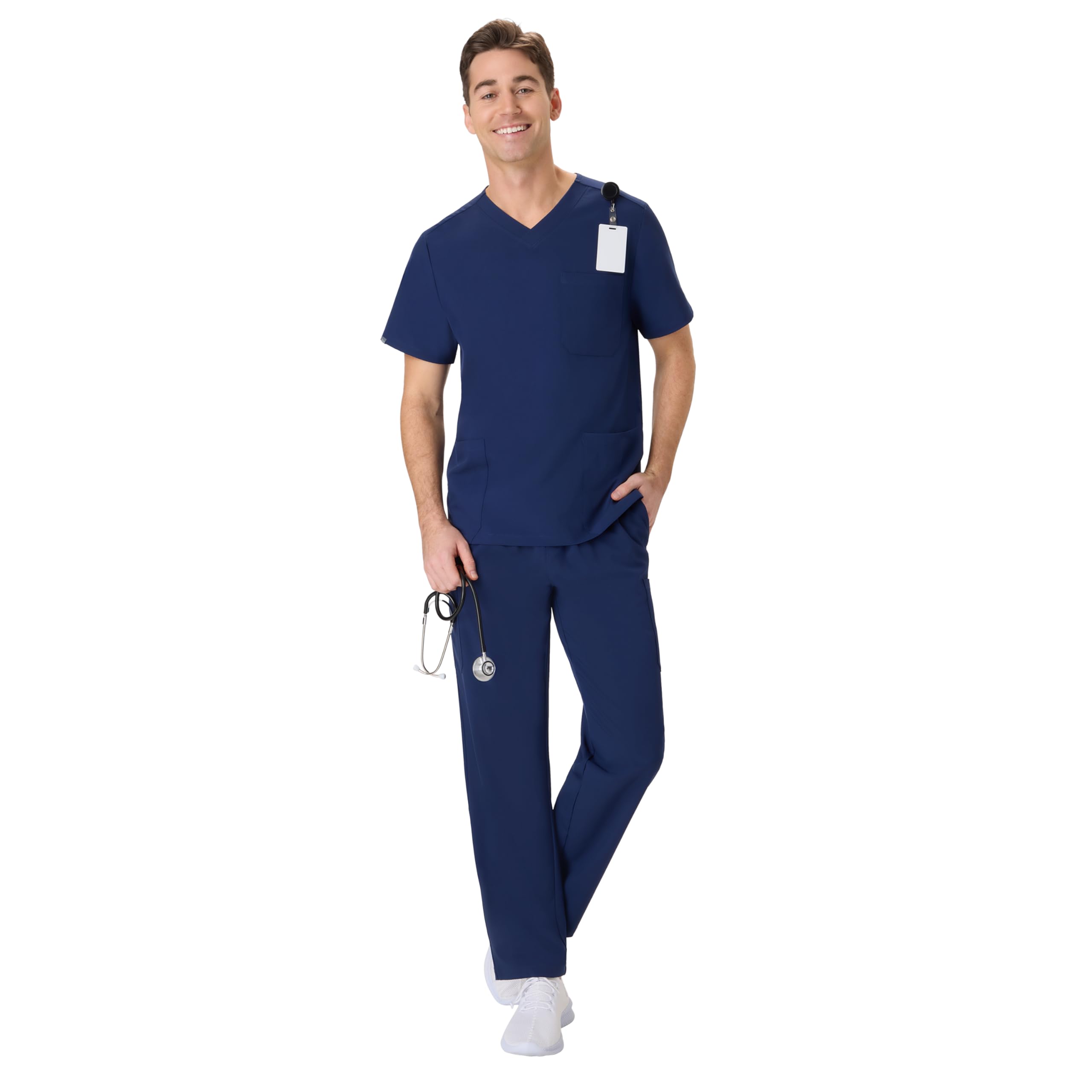 Hanes Men's Scrubs Set