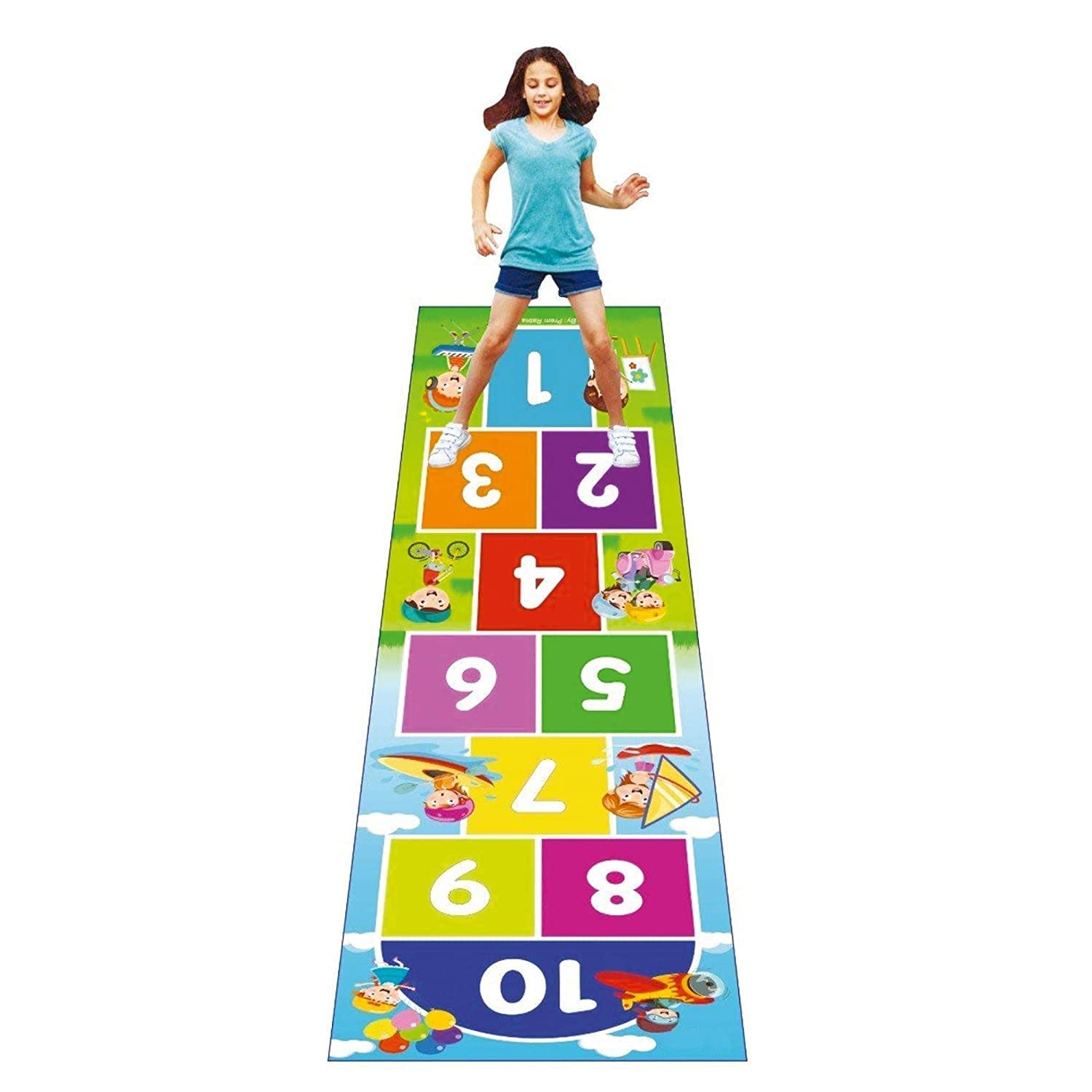 BOTIST Jumbo Play Game For Kids & Adults Family Game,Floor Game,Child Learning Game (2.5 Feet X 8 Feet- Pvc Flex Material) Count&Jump Floor Games,Multicolor (B09Z6RBL5Z) Amazon Price History, Amazon Price Tracker
