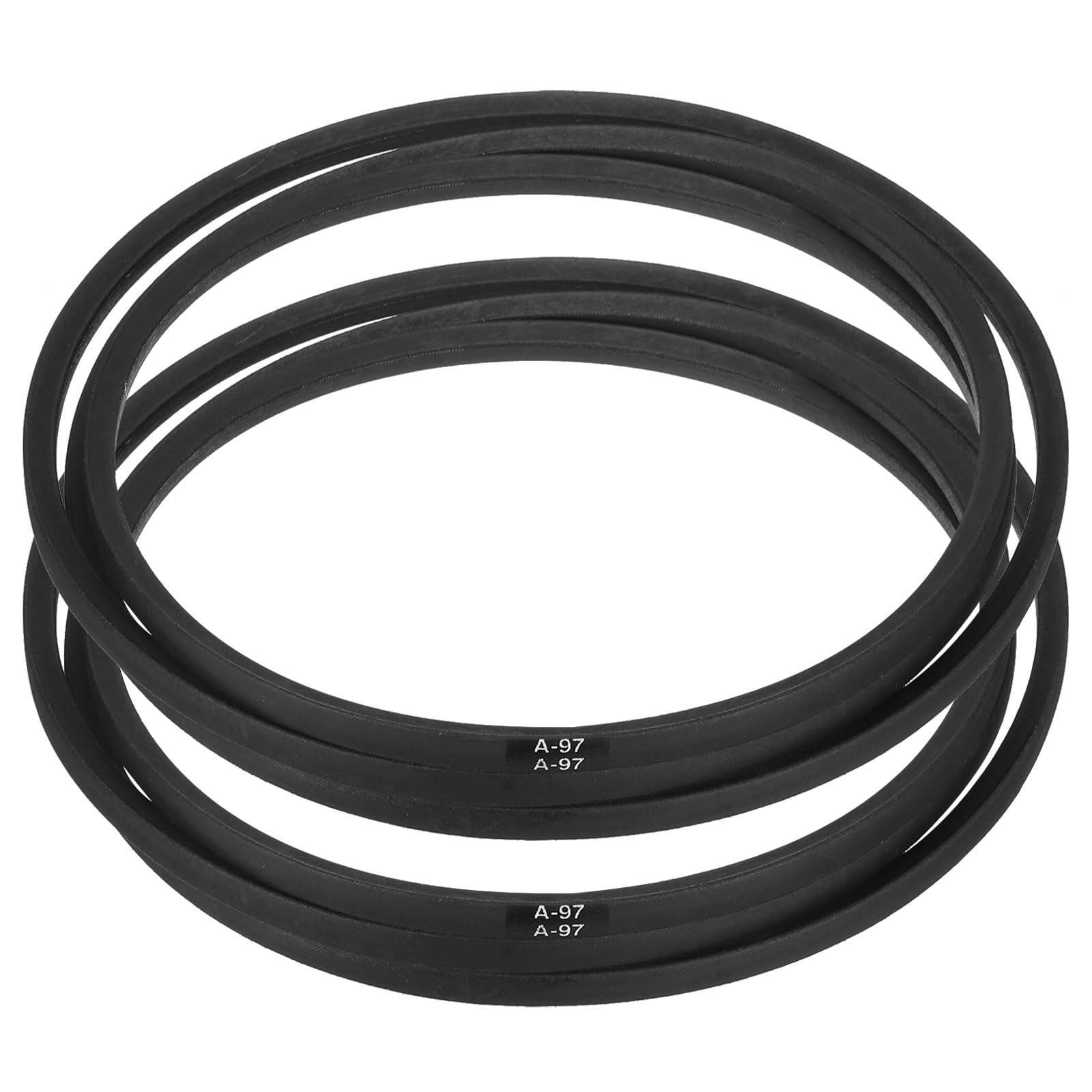 QUARKZMAN 2 Stück A97 Oder 4L990 Klassische Umwickelte Gummi Keilriemen 97" (2464mm) Innenumfang A Profil Keilriemen