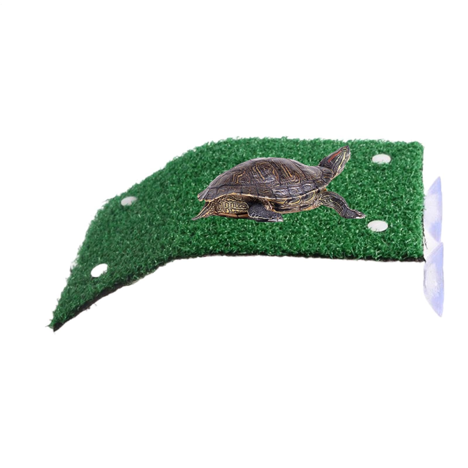 Molo per basking delle tartarughe - Piattaforma di riposo per acquario, simulazione di habitat terrestre per, terrazza solarium per rettili antiscivolo | Granchi Terrapin Rana Salamandra