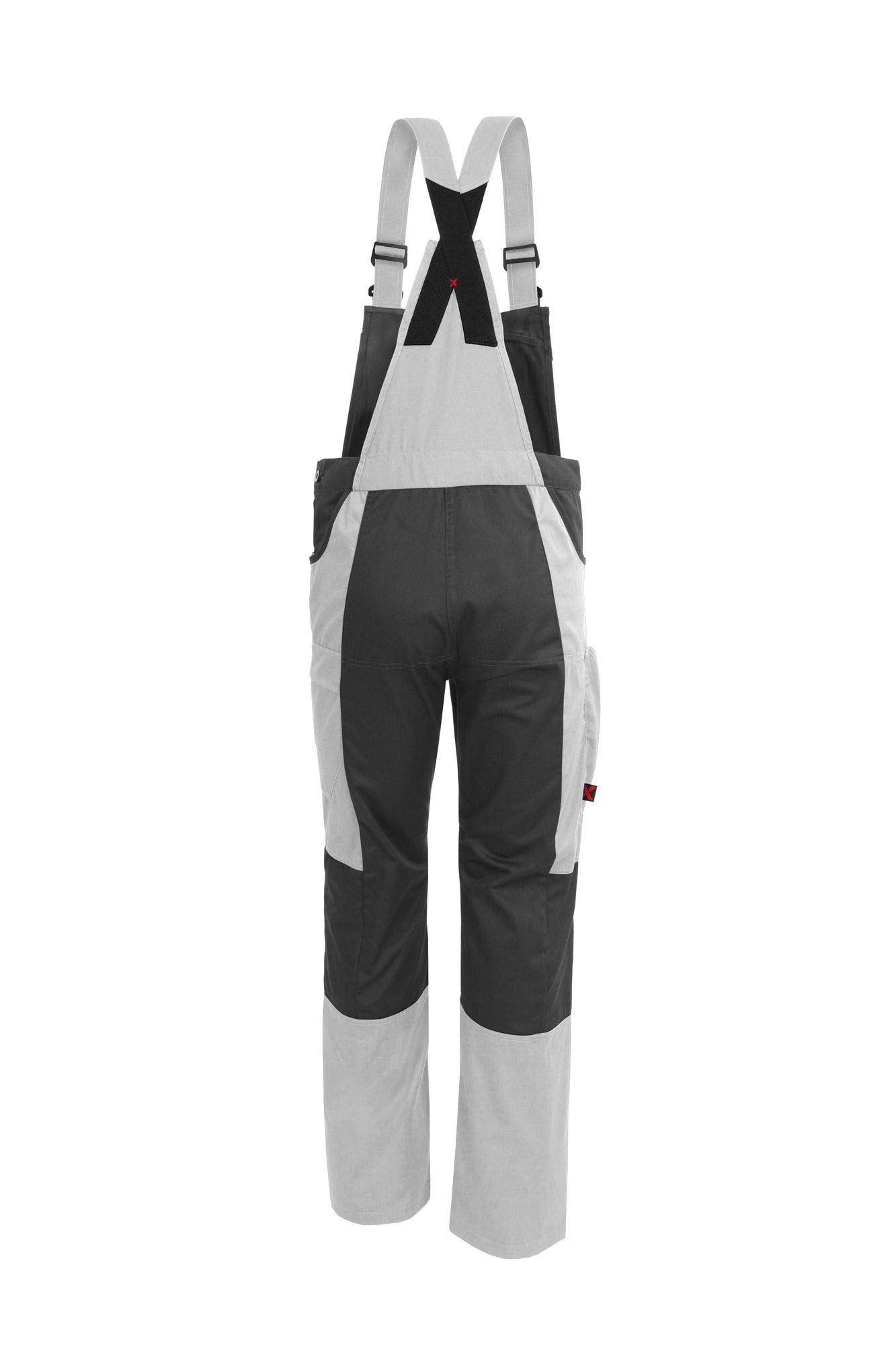 Qualitex Série X Unisexe Salopette, Long Pantalons de Travail Homme Et Femme,Berufs-Cargohose Nombreux Sacs Pantalon Artisanal Werkstatt-Blaumann Kniepolstertasche