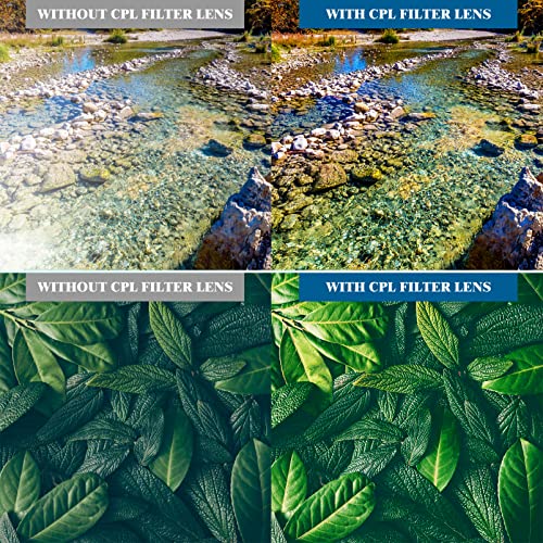UKCOCO Filtro CPL de lente de celular de 37 mm - lente universal para câmera de telefone clipe de le