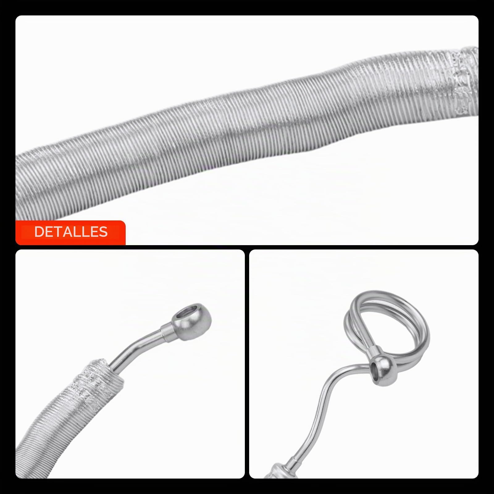 Frankberg Manguera de dirección asistida Compatible con A4 Avant 8E5 1.9L 2001-2004 A4 8E2 1.9L 2000-2004 Replace# 3405531, 8E1422893