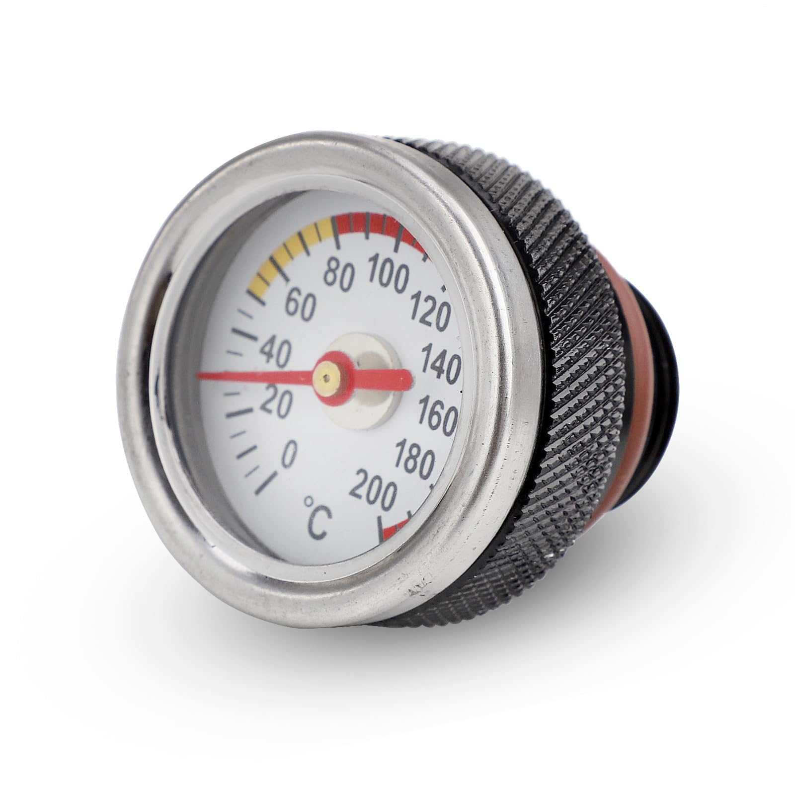 Jauge de température d'huile de moto, bouchons de remplissage M20 x 1,5 pour valves de moteur de 0 à 200 ℃