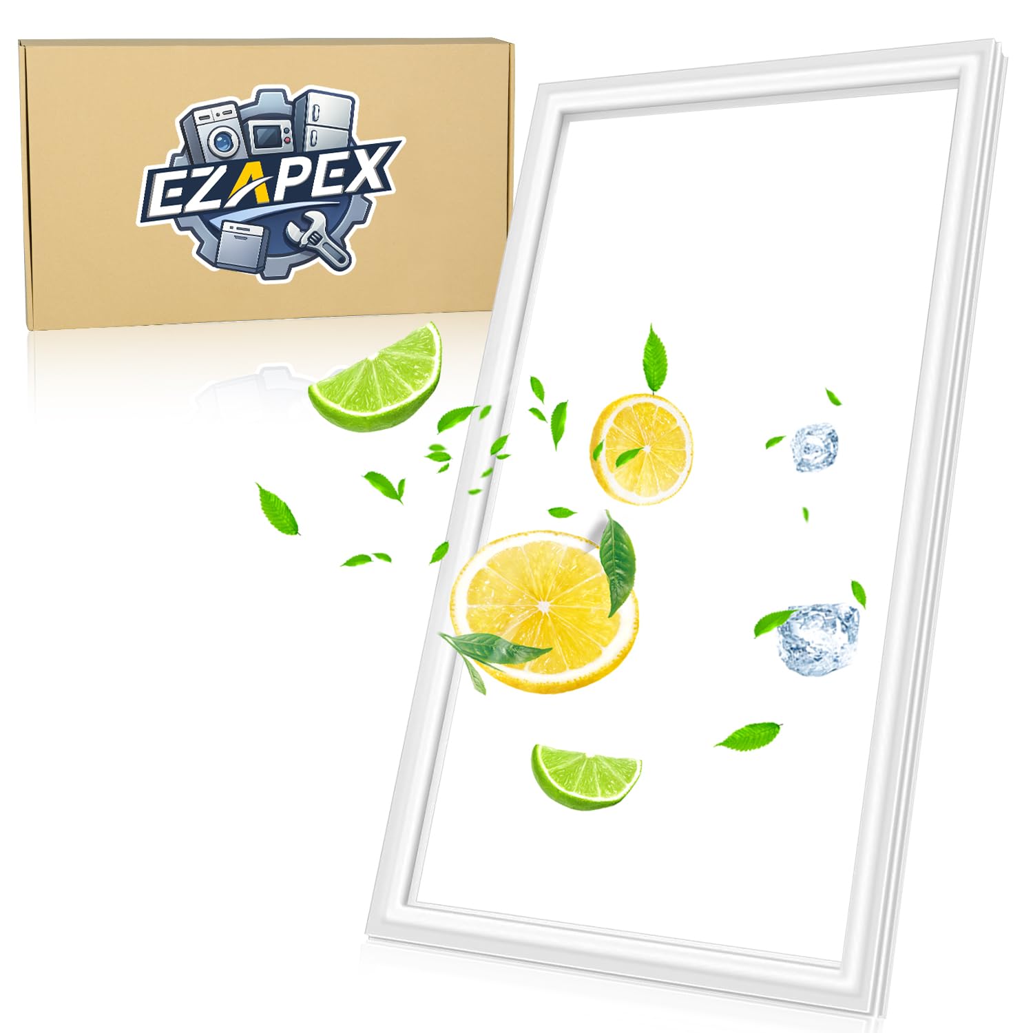 5304507199 upgraded freezer door gasket compatible with frigidaire kenmore crosley gibson seal part replaces 216522312 216522313 216522362 5304507208 4454918 not universal