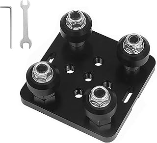 FEYRINX Openbuilds V Gantry Plate 3D Printer Parts Special Slide Plate with Mini V-Wheels for 2020 V-Type Aluminum Profile
