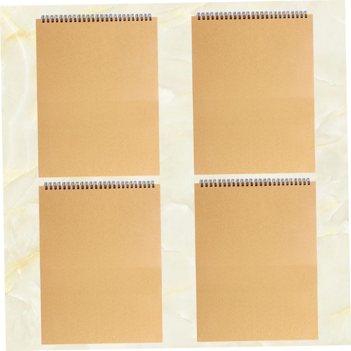 Croquis Portable A5 en Papier, Lot de 4 pour Artistes et Garçon et Filles