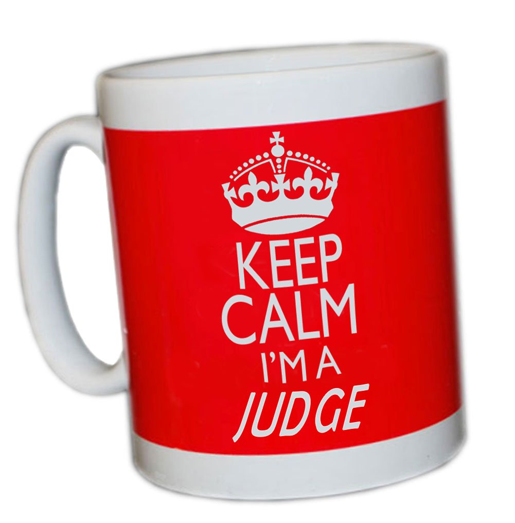 KEEP CALM I'M A JUDGE (RED) MUG