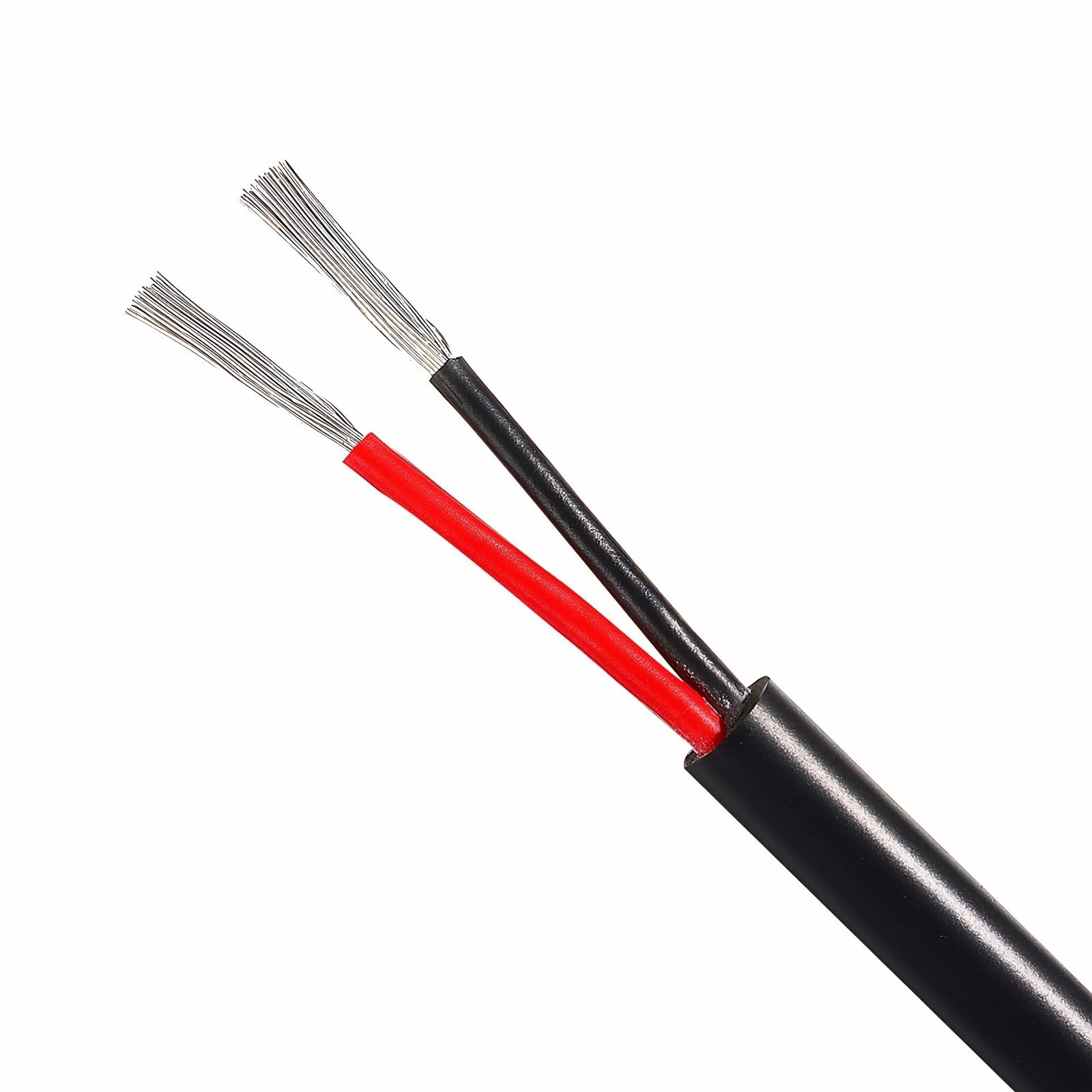 Cable de audio electrónico de 2 pines UL2464 de 20 metros con revestimiento de PVC resistente al calor for lámparas de bicicleta y aplicaciones eléctricas Conectores(16AWG)