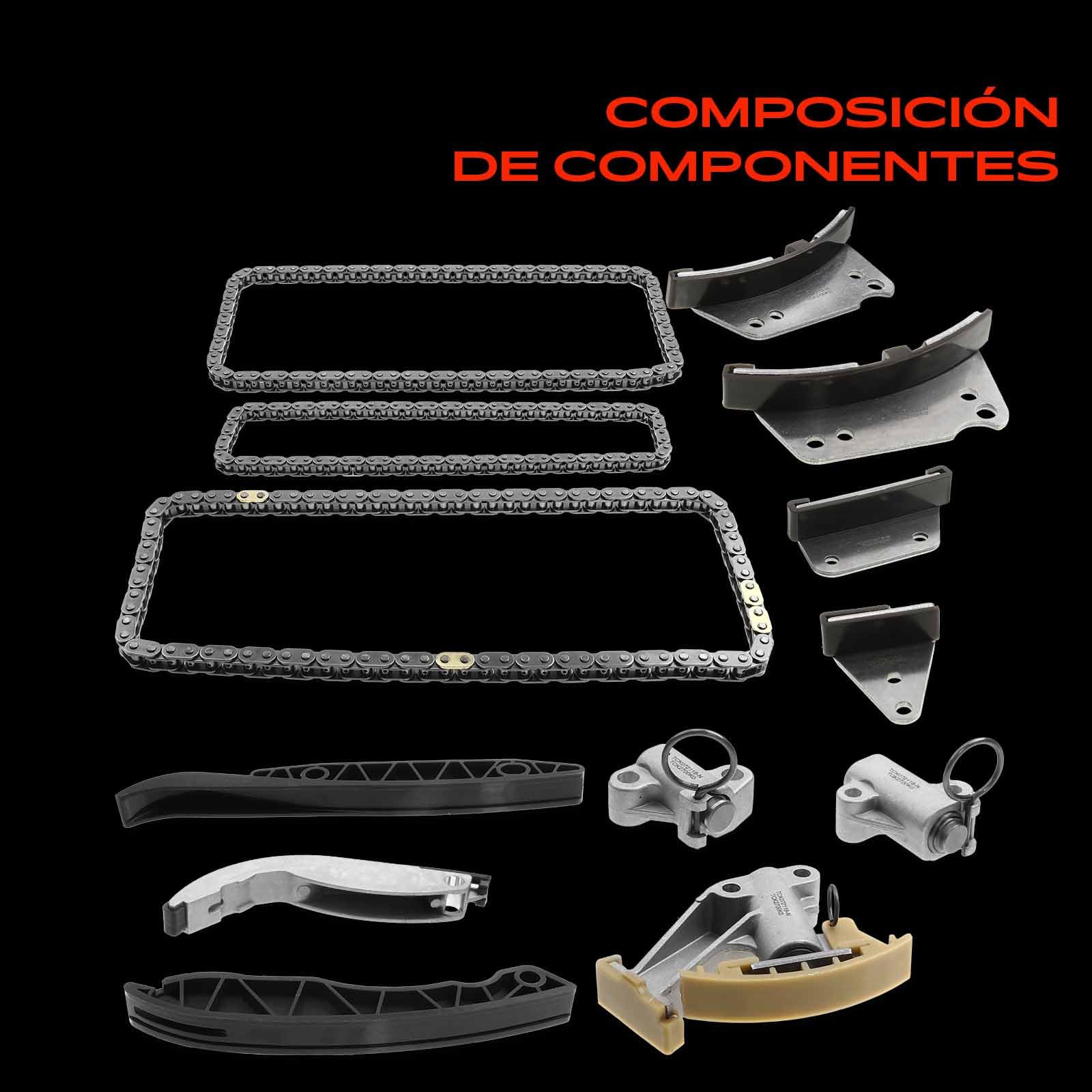 Frankberg Kit de cadena de distribución 23351-4A020 | Compatible con: Caja H-1 A1, Autobús H350, Sorento I JC, H-1 Travel TQ, Plataforma plana/chasis Porter