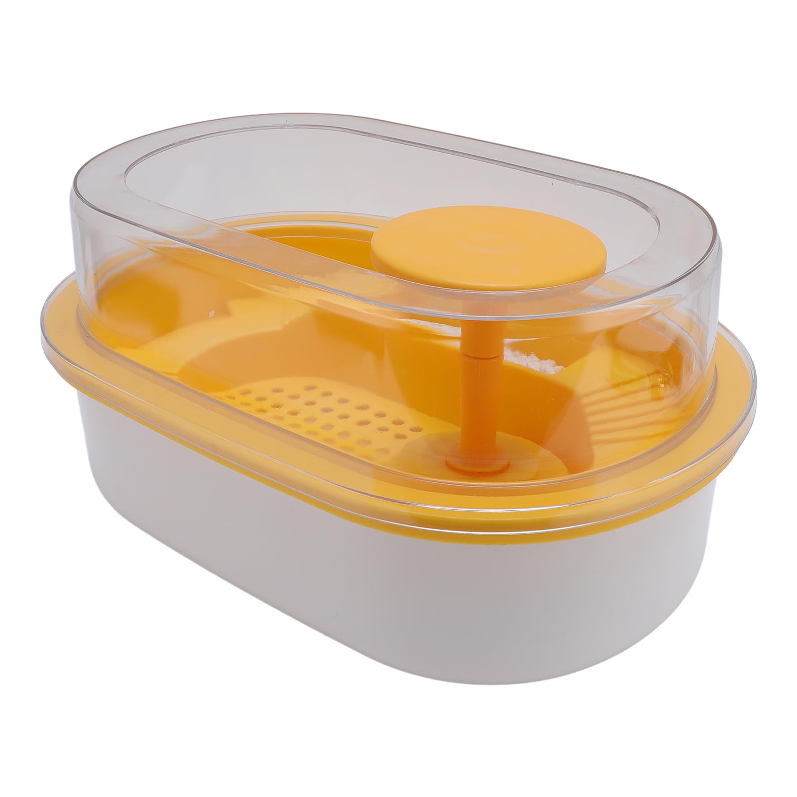 Zbiornik na żółwia, Plastikowy Zbiornik na Gadów, Akrylowy Zestaw Startowy z Systemem Filtracji Odpływowej i Dekoracjami Roślinnymi, Małe Akwarium dla żółwi, żółwie, Ryby, Raki, kraby.