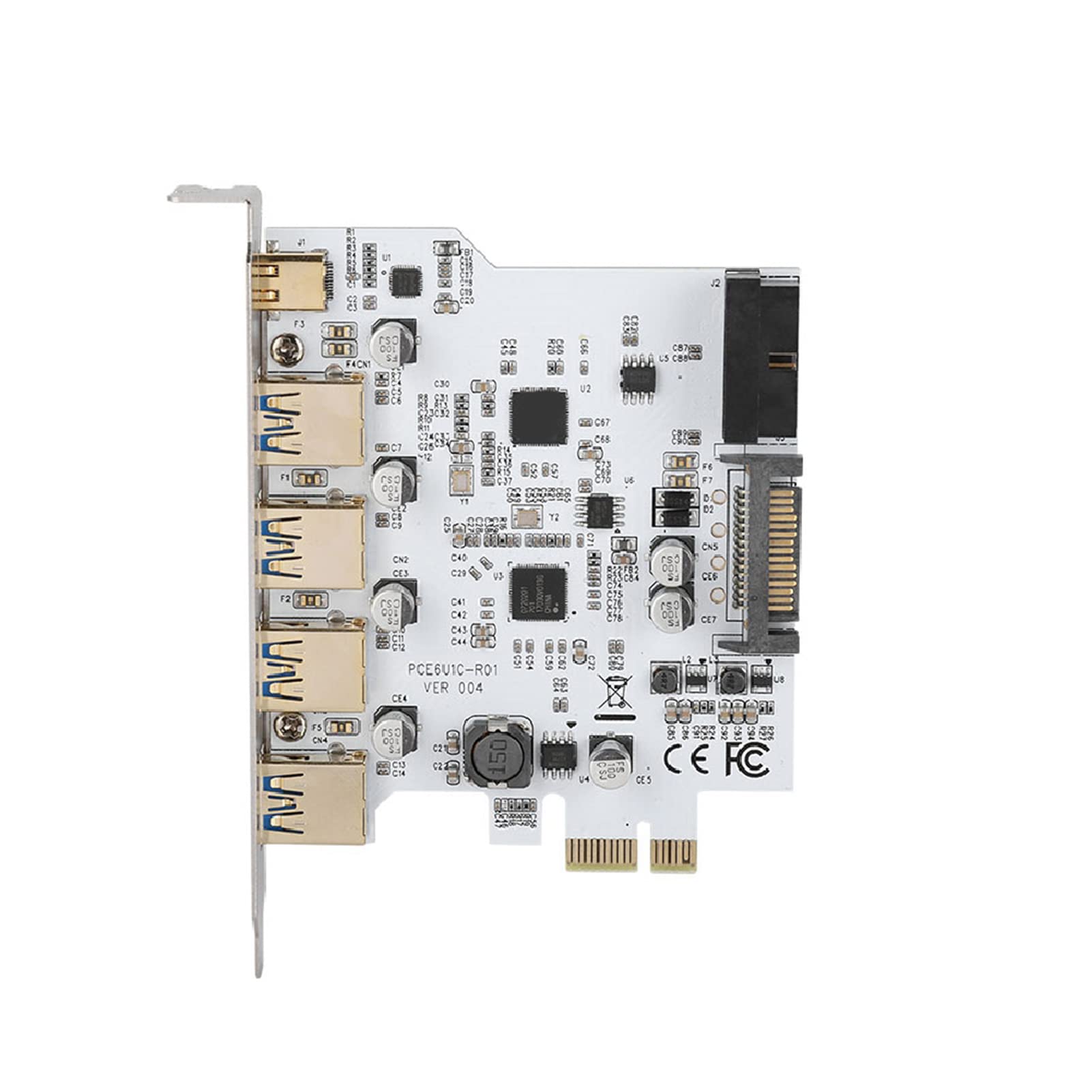 Scheda di espansione PCIe a USB 2.0 4 porte 4 pin di