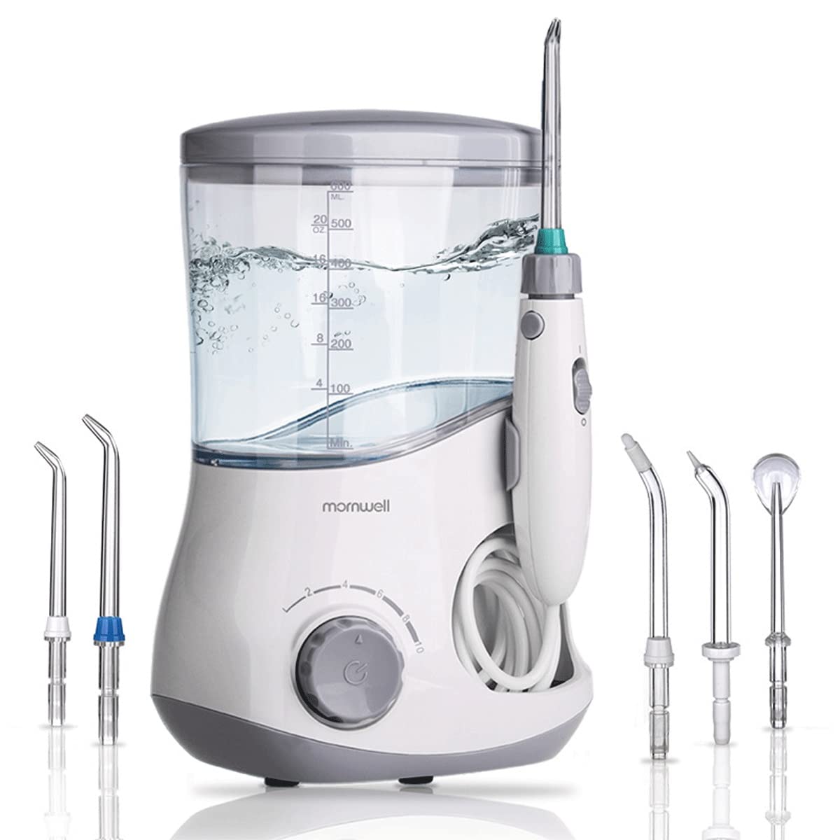 Water Flosser Professional for Teeth 600ML Dental Water Teeth Cleaner 10 Adjustable Pressure Electric Dental Pick Flosser for