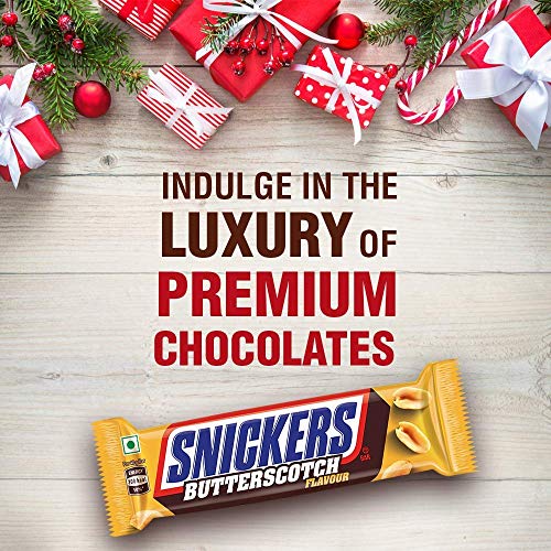 Image of Snickers Butterscotch Flavor Chocolates Valentines Day Gift Pack- 40 Gram Bar X Pack Of 8