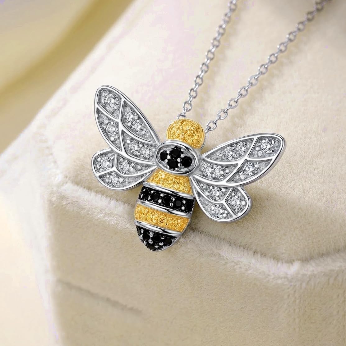 LeCalla Collar con colgante de plata de ley 925, collar de luna creciente y estrella, collar con colgante hecho a mano para mujer, collar de cadena ajustable, regalo para mujer, día de San Valentín