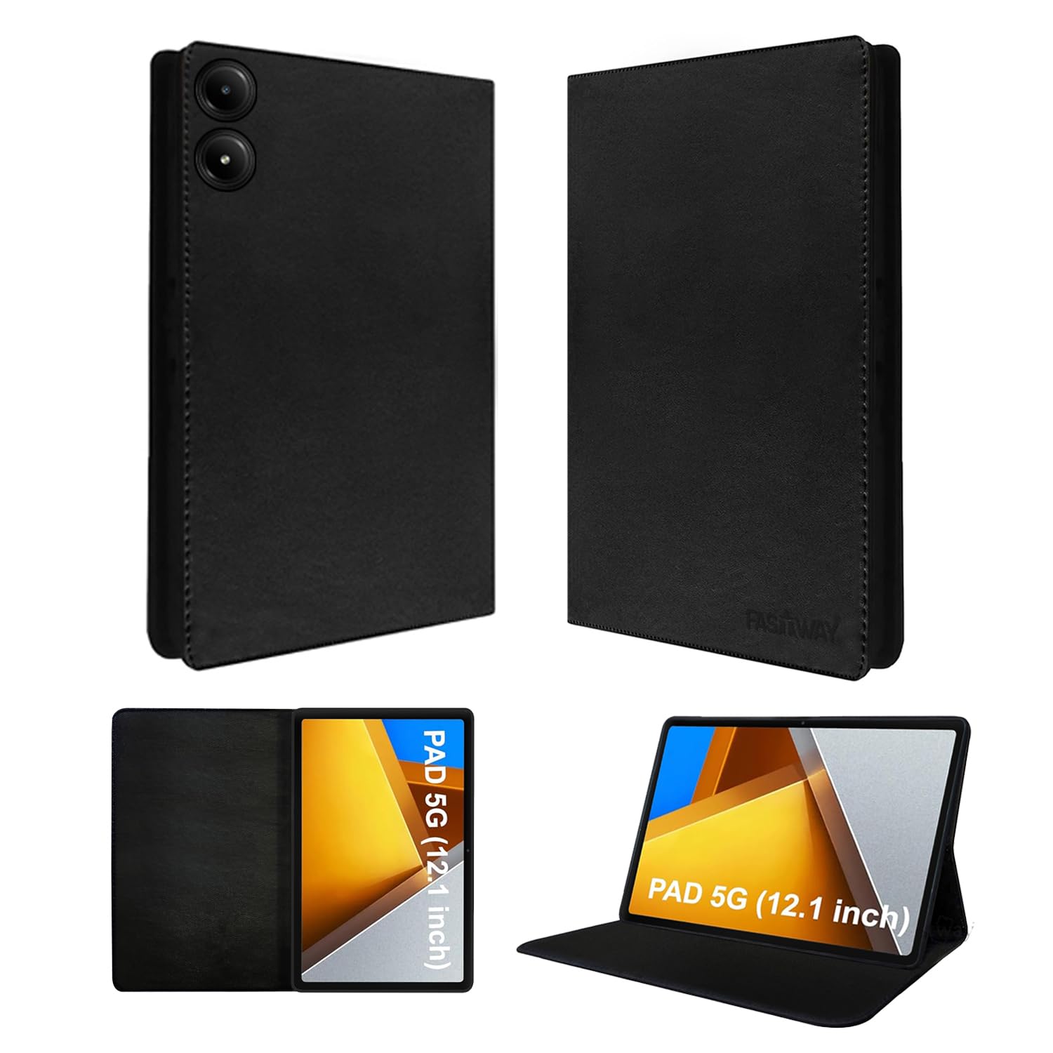 Fastway Flip Case Cover for Poco Pad 12.1 inch Tablet (Black) (B0DH2LF9M9) Amazon Price History, Amazon Price Tracker