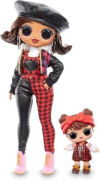 Giochi Preziosi - L.O.L Surprise OMG Winter Chill Camp Cutie and Babe in The Woods Doll and Miniature, Multicolor LLUE3200