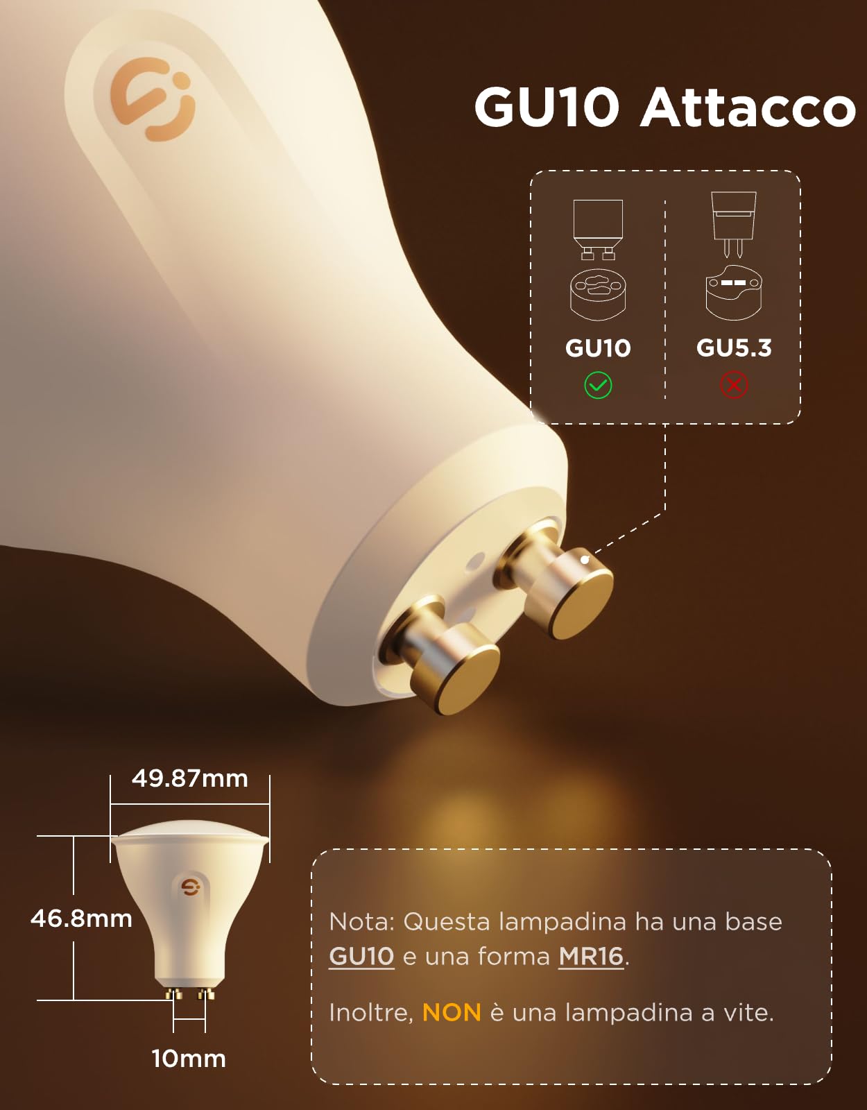 Govee Lampadine WiFi Intelligente GU10, Lampadina LED Smart RGBWW WiFi e Bluetooth, Compatibile con Alexa e Google Assistant, 400LM Dimmerabile 16 Milioni di Colori Sincronizzazione Musicale, 4 Pezzi | Bluetooth, Compatibile con Alexa e Google Assistant,