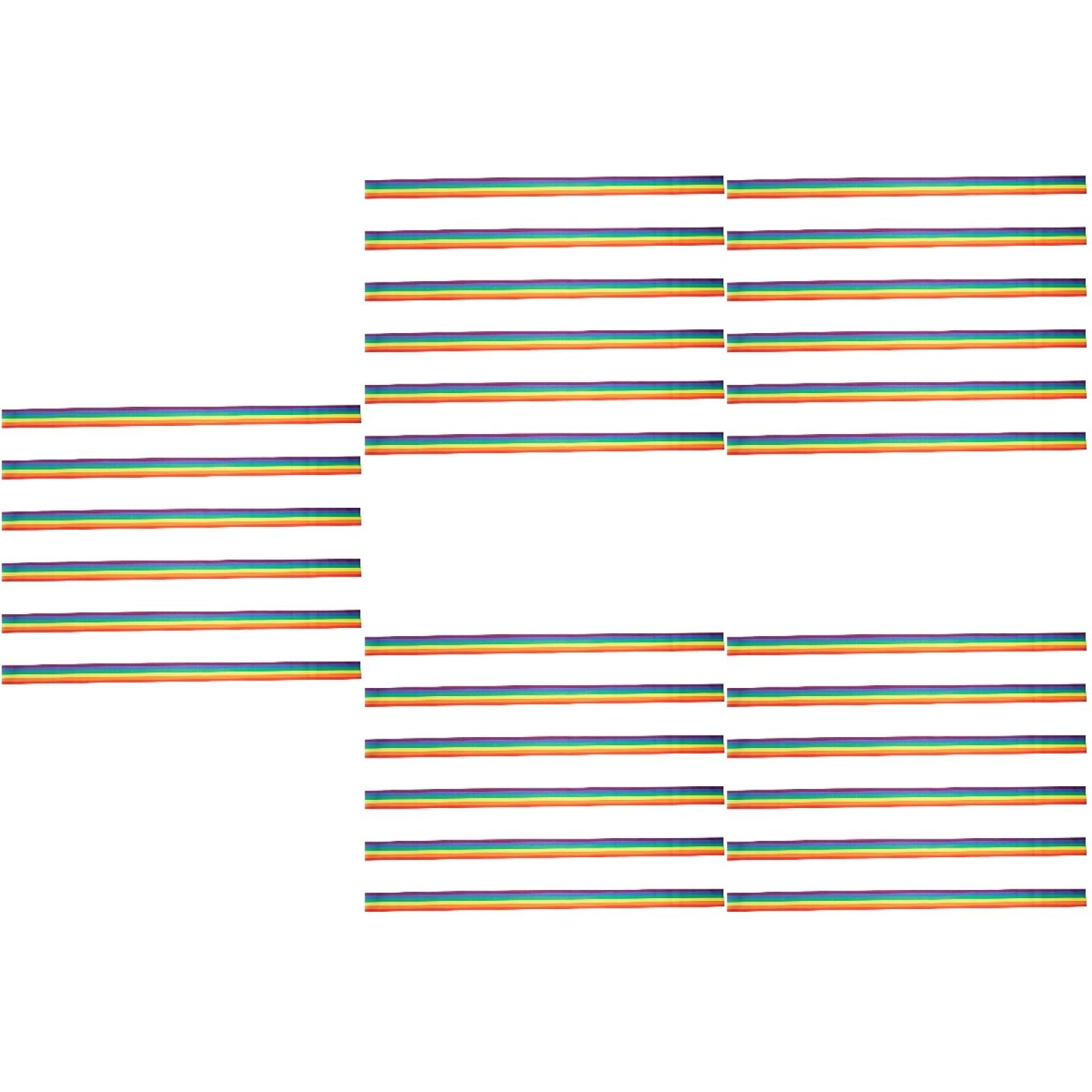 Ruban arc-en-ciel à customiser en accessoires de cheveux et loisirs créatifs DIY